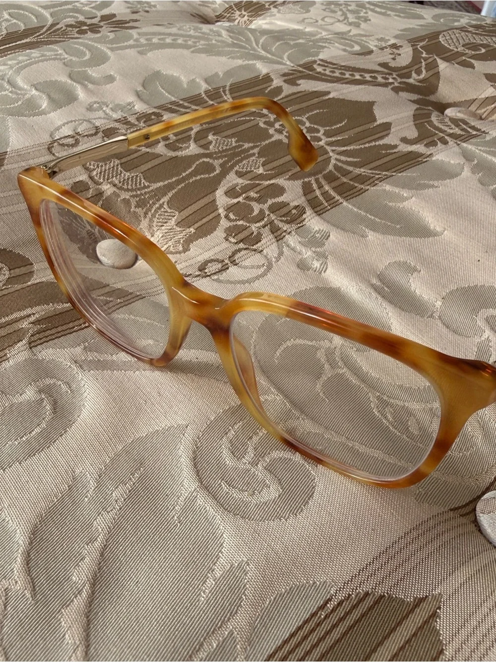 Burberry Tortoiseshell Square Frame Glasses